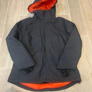 Men's Black Full Zip Hooded Coat/Jacket